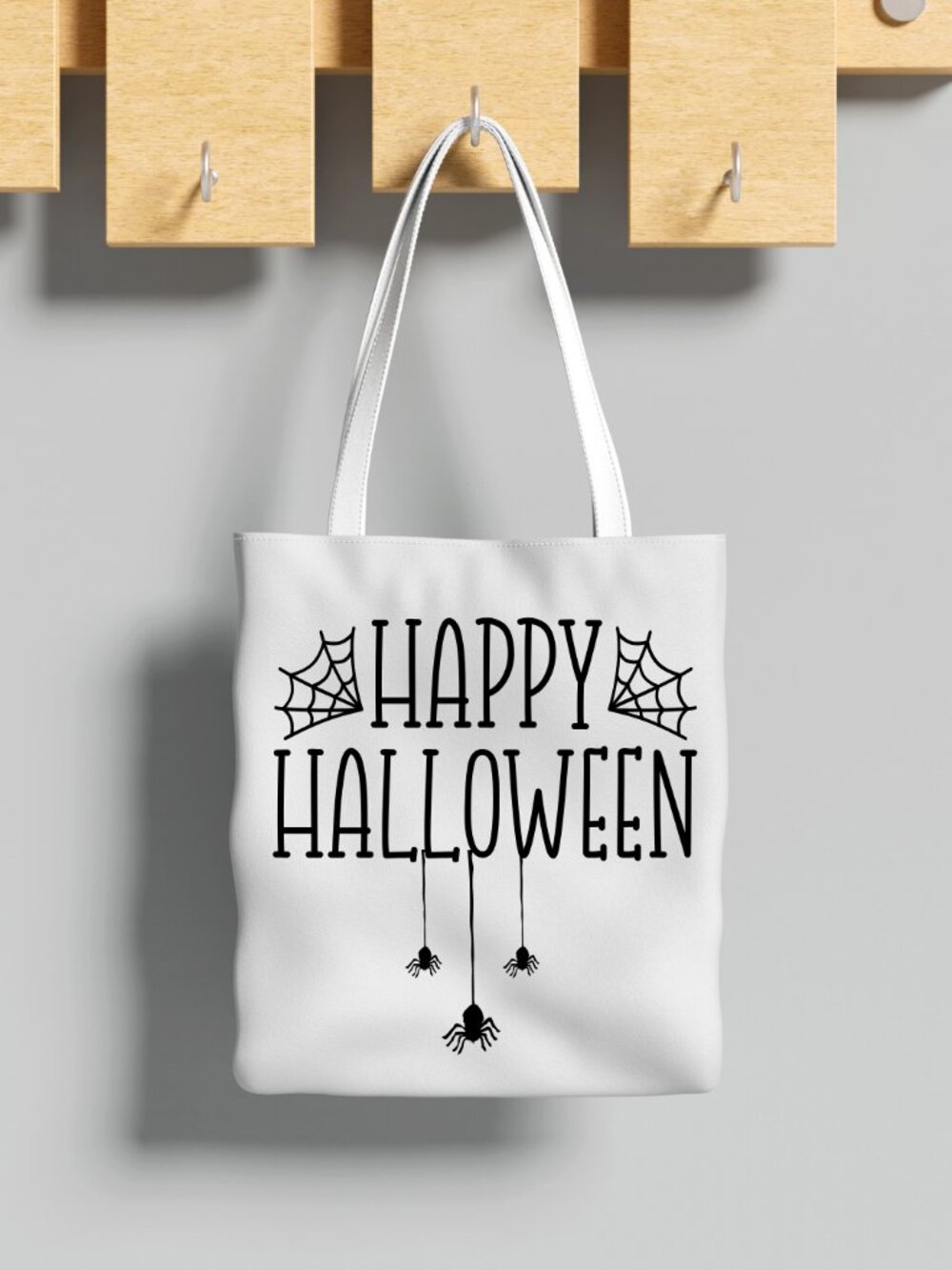 Happy Halloween Spider Handmade Tote